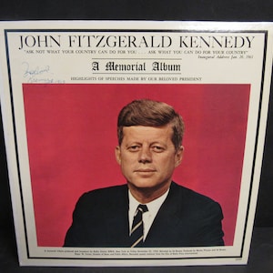 Vintage 1961 12&quot; JOHN FITZGERALD KENNEDY (J.F.K.) &quot;Ein Erinnerungsalbum&quot; 2099