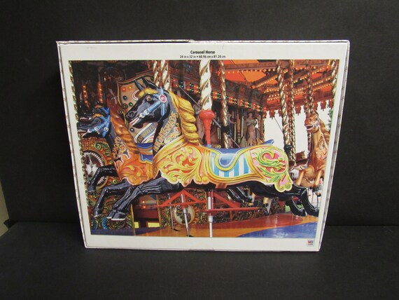 jun様 Vintage Collectible Milton Bradley 2000 Pc Big Ben CAROUSEL