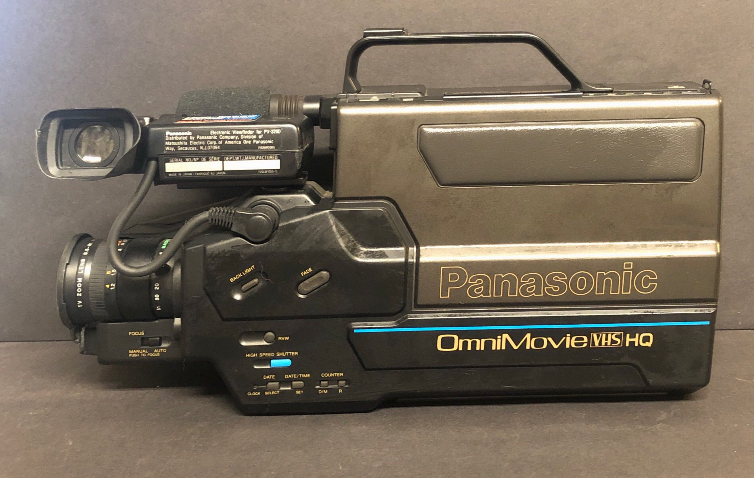 Vintage Panasonic Omnimovie VHS HQ Camcorder Case Cords, 51 OFF