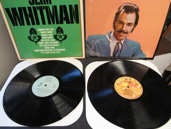 Vintage Lot 2 12 SLIM WHITMAN the Very Best Of/all My Best Vinyl Records 