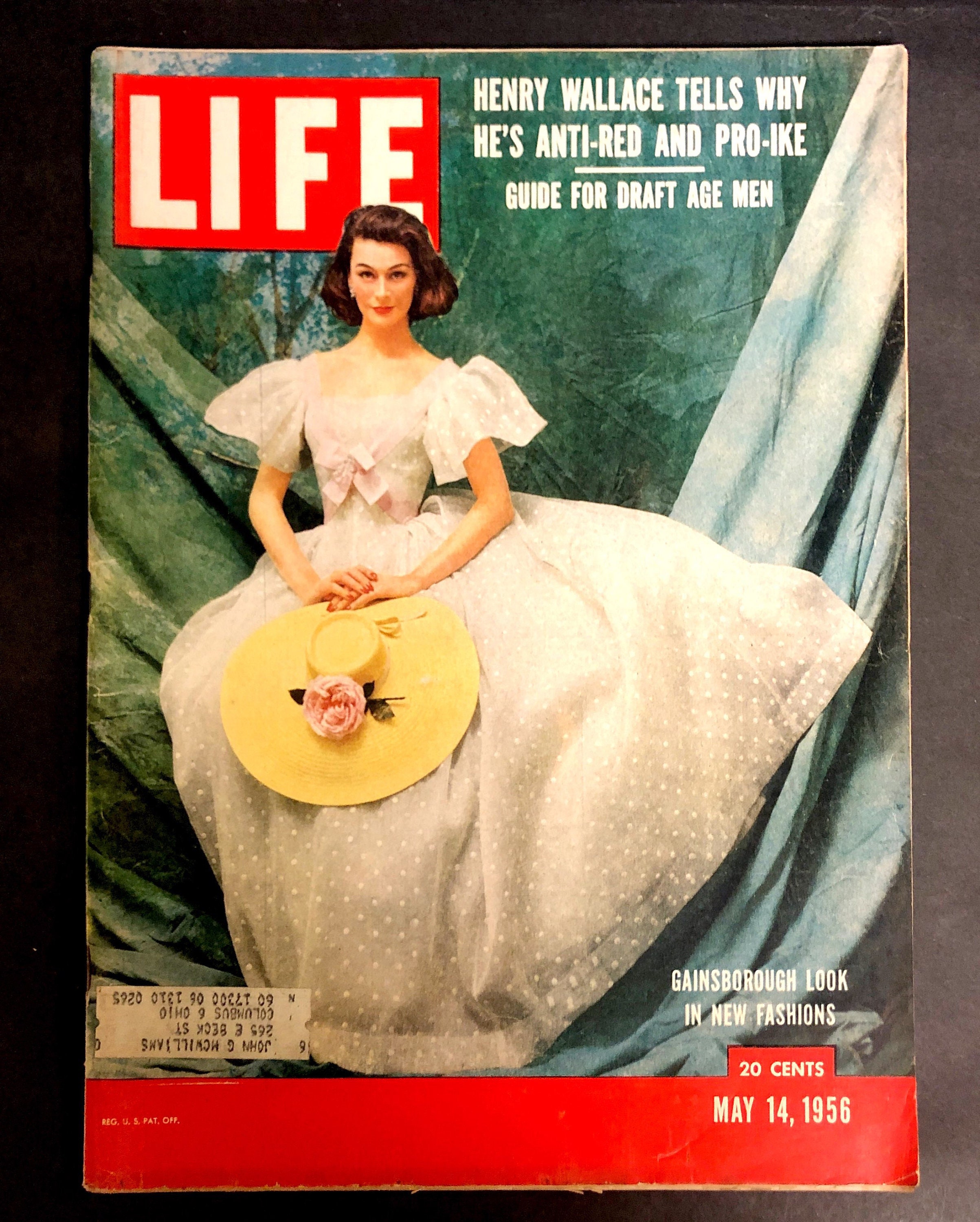 Vintage Life Magazine Gainsborough Fashion,Henry Wallace, Vintage Ads & Much More!