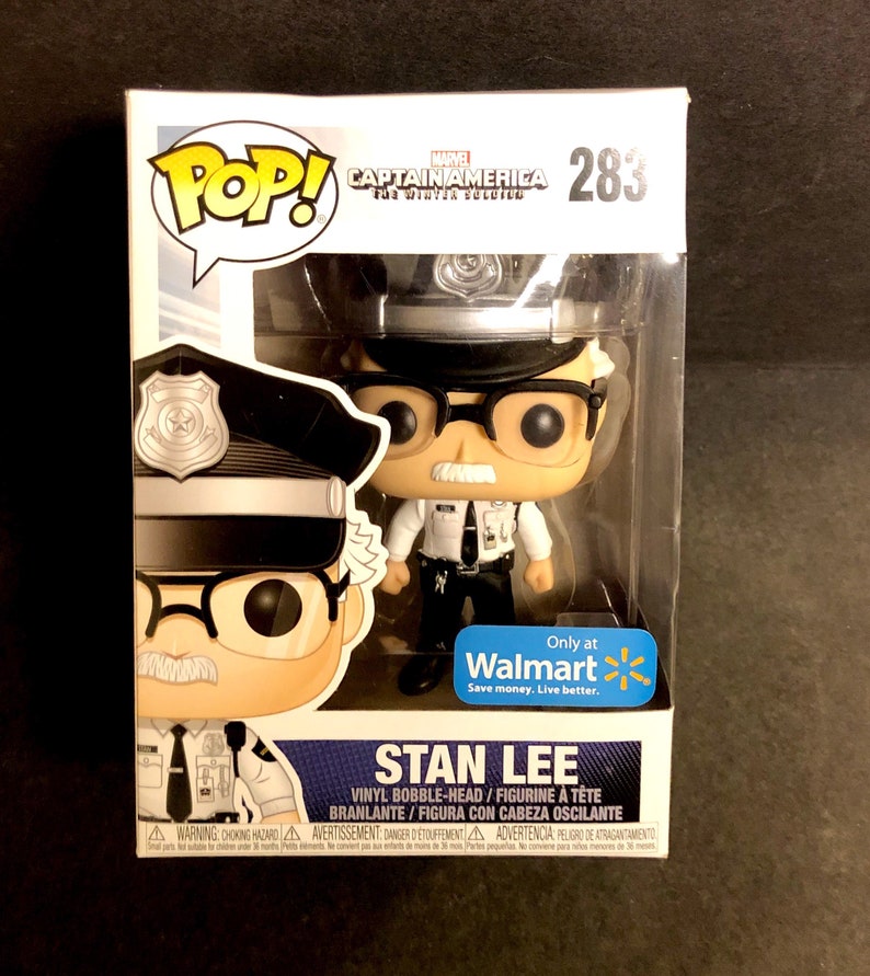 Funko POP Stan Lee 283 Marvel Captain America Winter Soldier | Etsy
