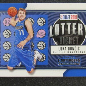 Kolekcjonerski bilet na loterię Panini Contenders nr 3 LUKA DONCIC Rookie - Mint