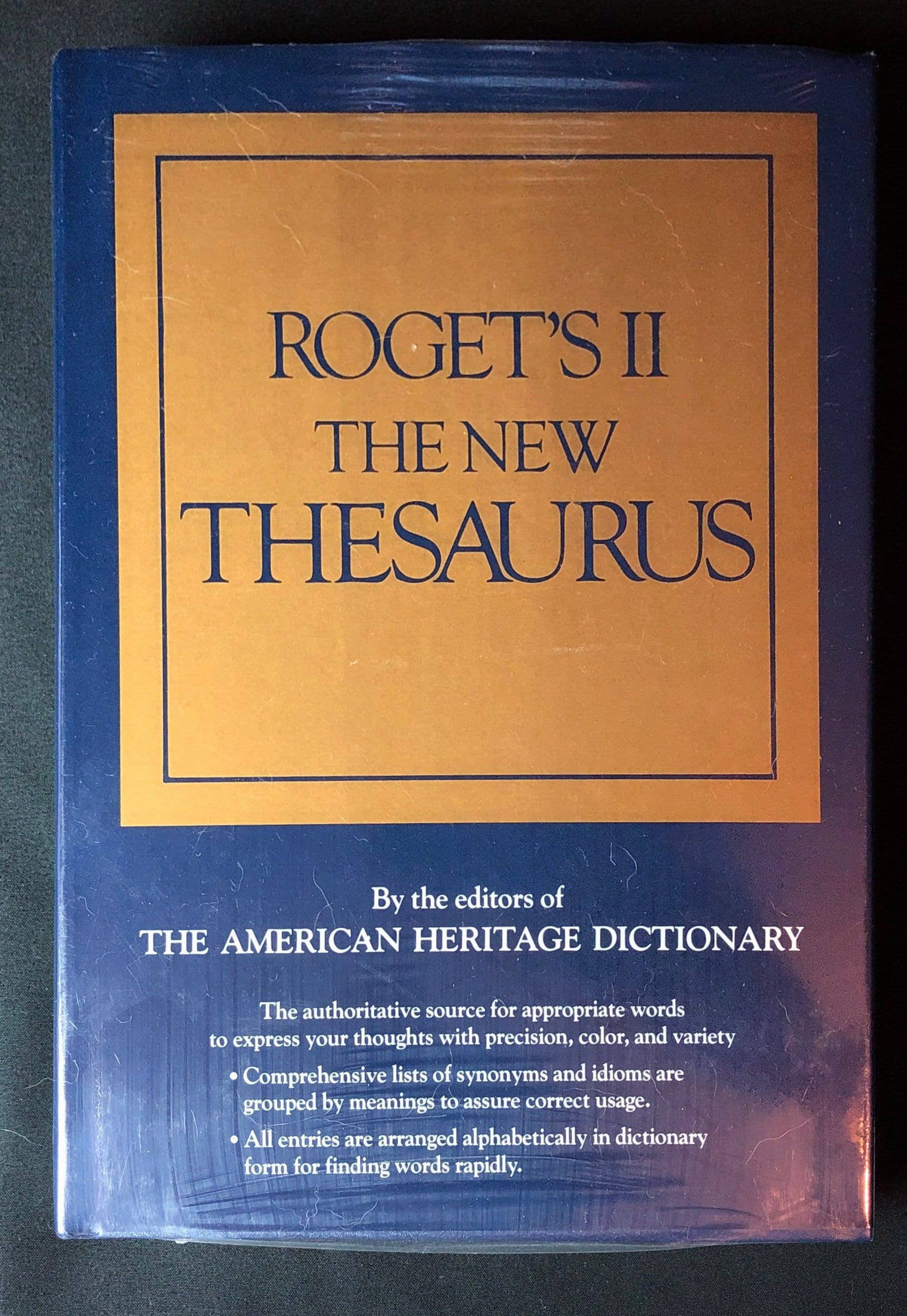Roget's　Etsy　II　the　Heritage　New　Thesaurus　American　1980　Ireland