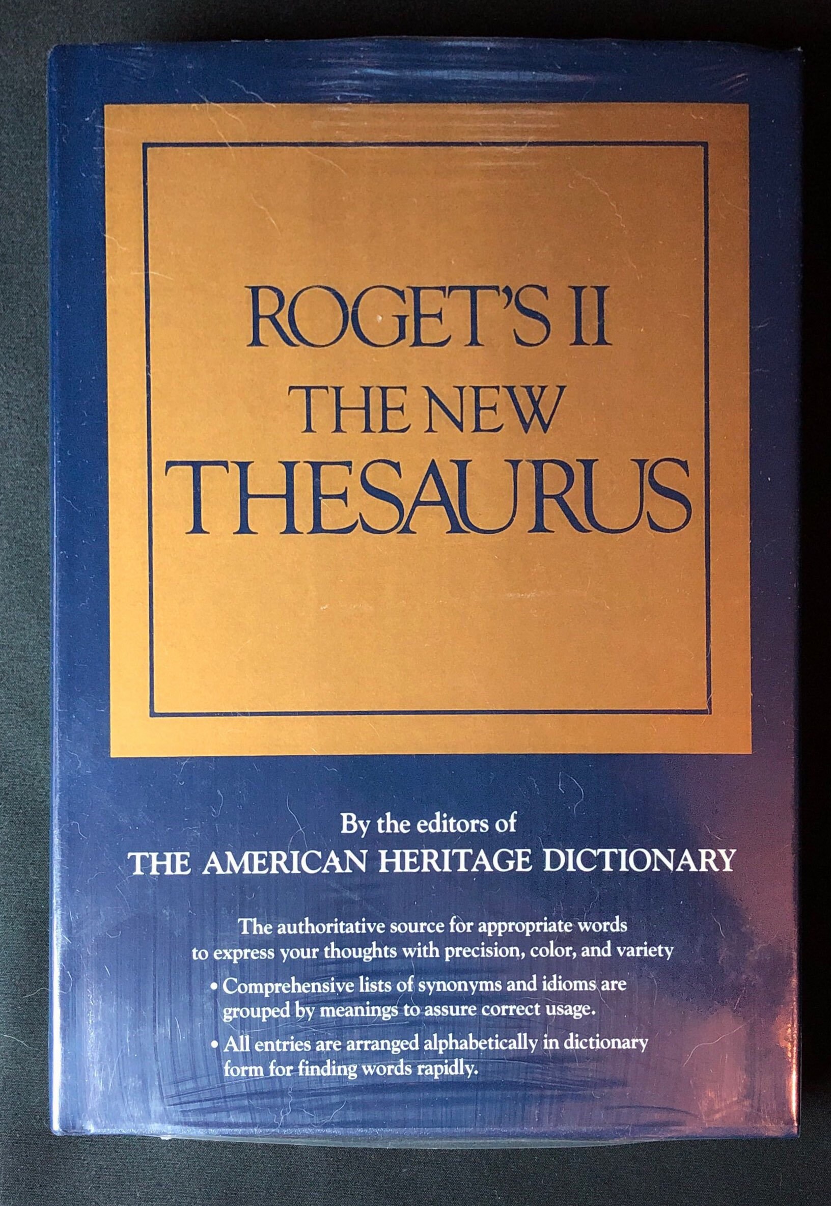 The New Thesaurus Rogets II Office Products Electronic Dictionaries
