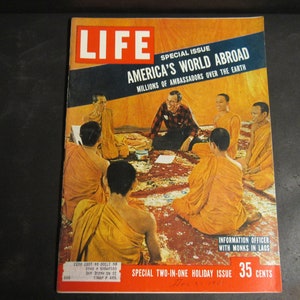 Vintage LIFE Magazine December 23, 1957 Special Holiday Issue 2 In 1
