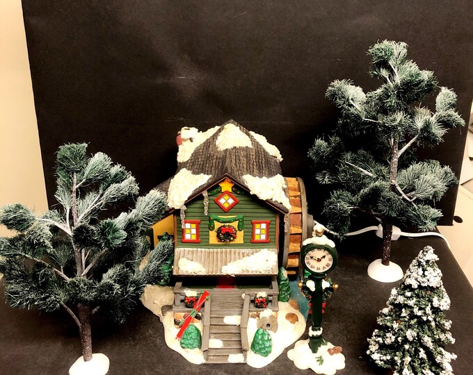 Collectible Department 56 Snow Village Lighted Rock Creek Mill Etsy