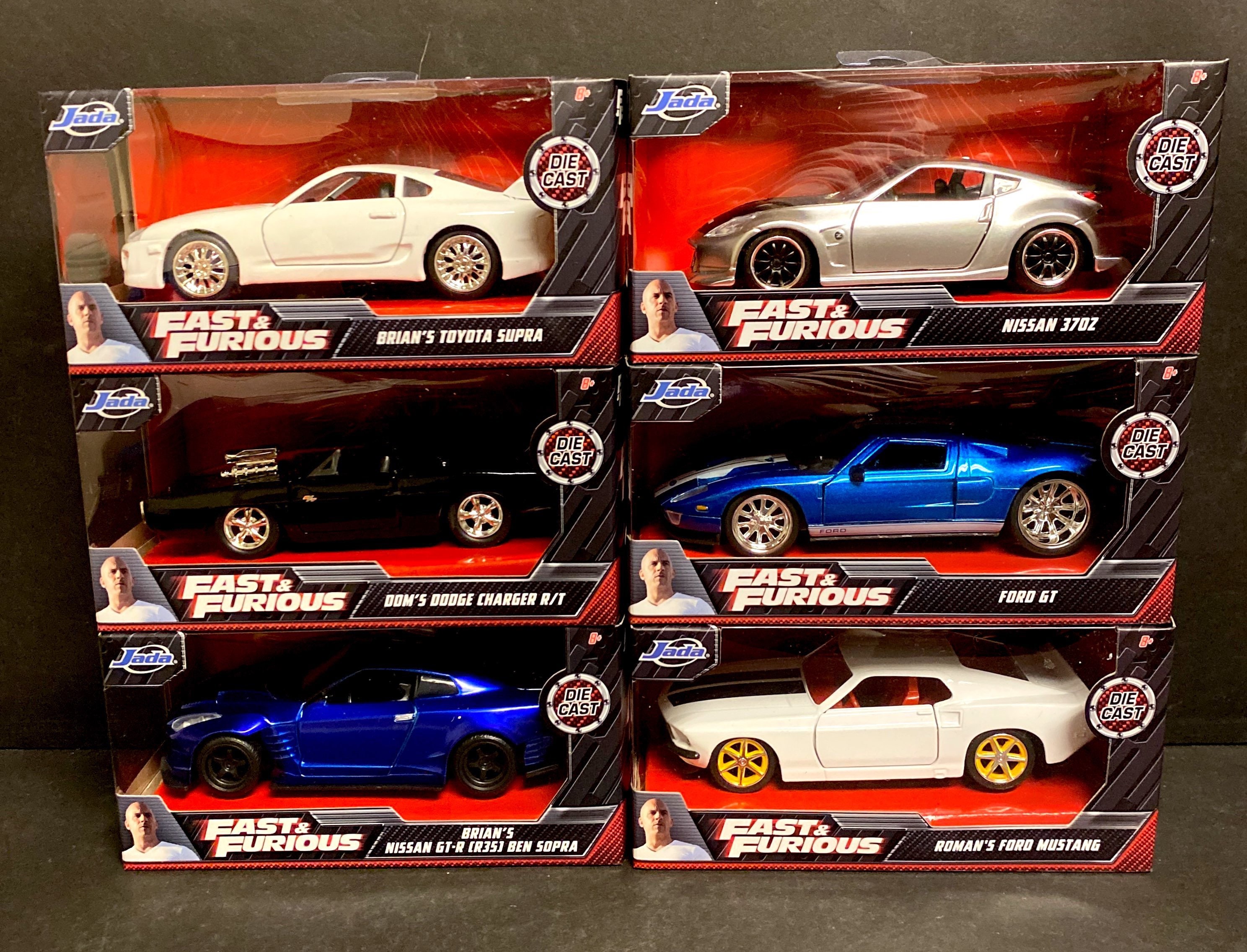 Collectible Lot 6 FAST & FURIOUS Jada Toy's Die-Cast Car | Etsy