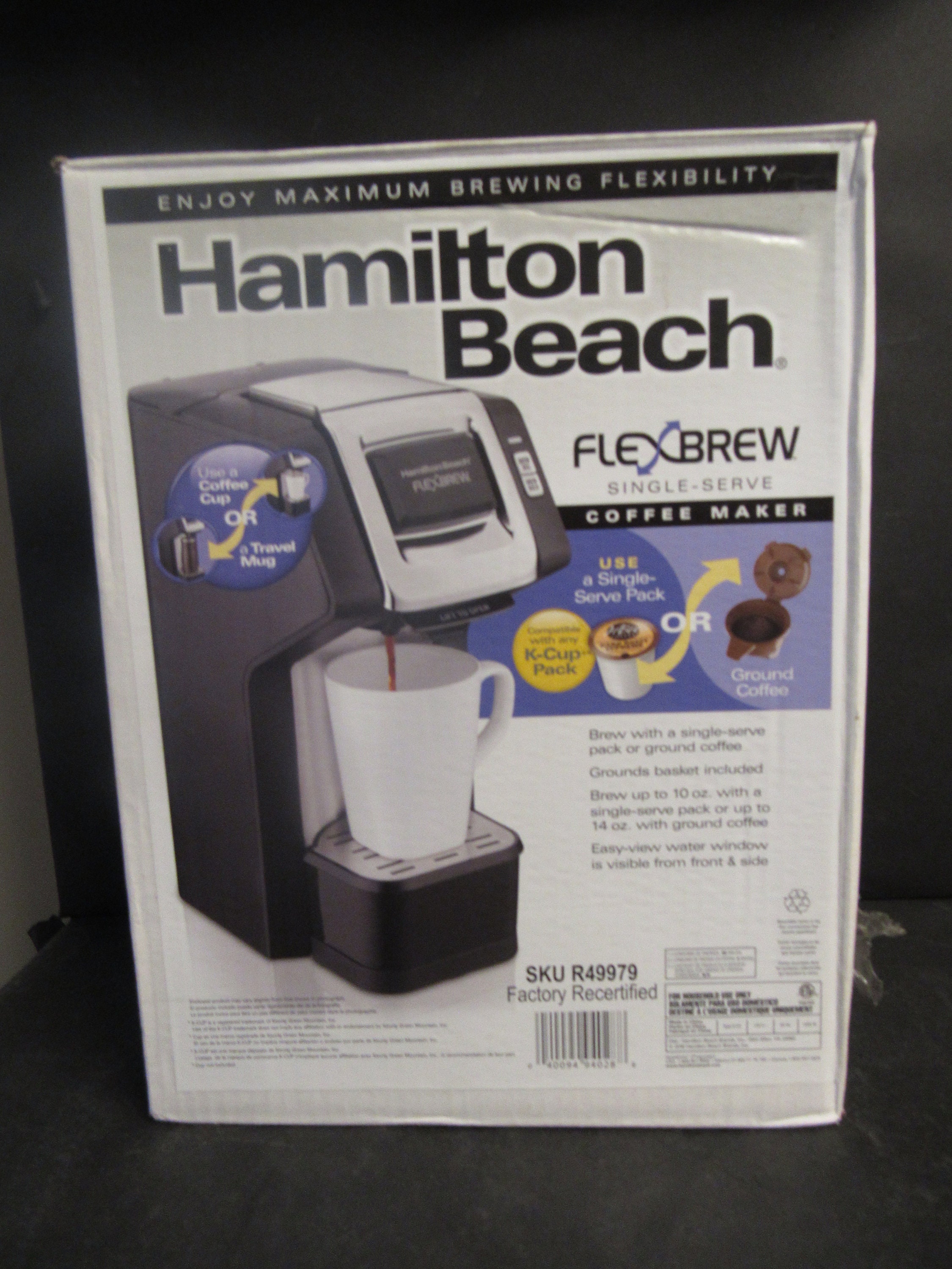 Hamilton Beach 49979 Flexbrew Single 