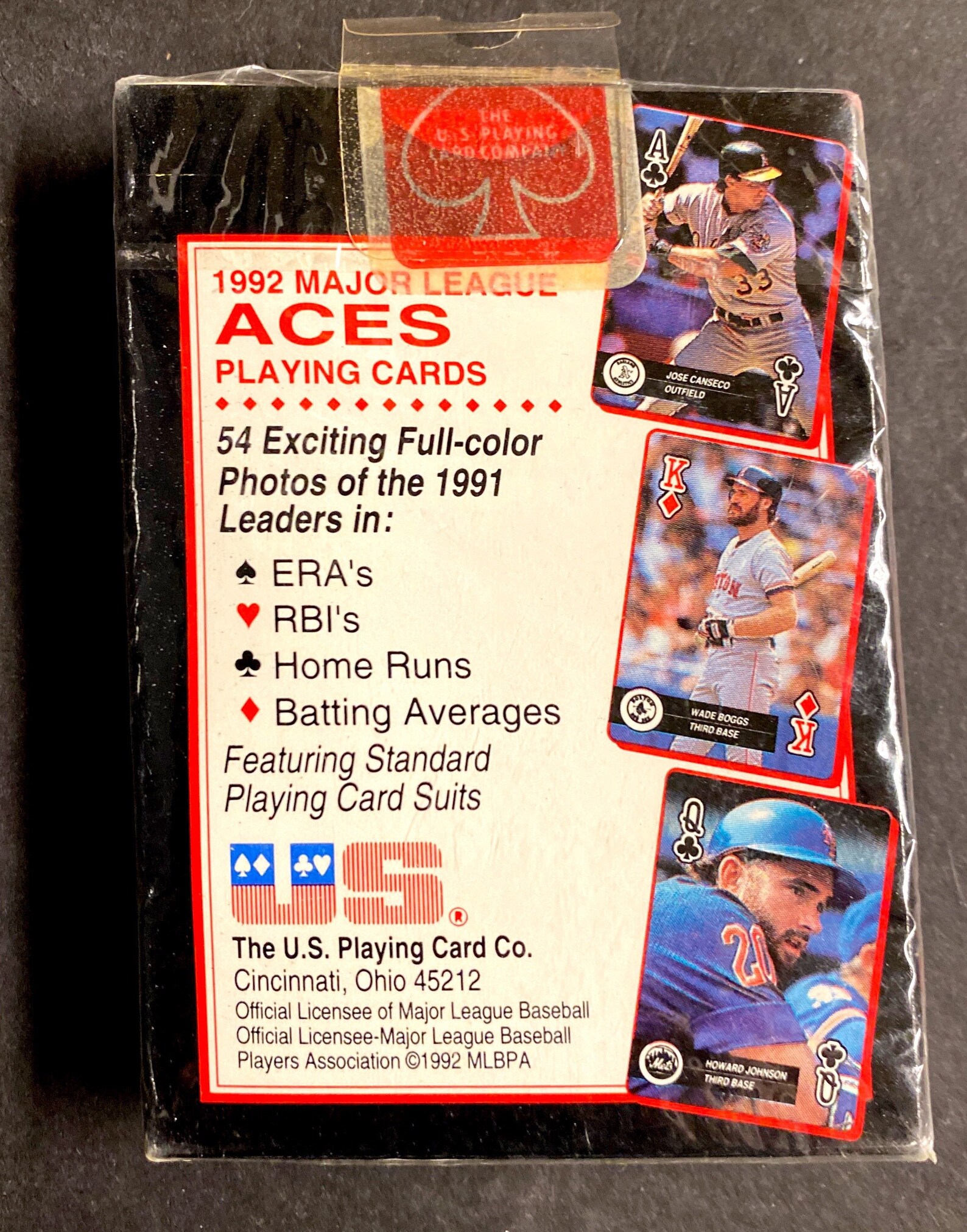 Vintage 1992 Major League Baseball Aces Playing Cards SEALED Etsy
