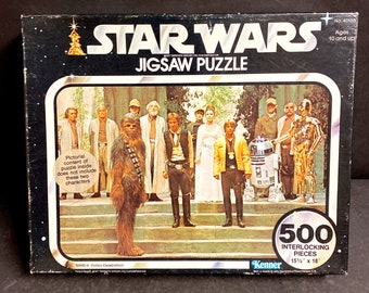 Vintage STAR WARS 1977 Kenner 500 PC Jigsaw Puzzle Victory Celebration Complete!