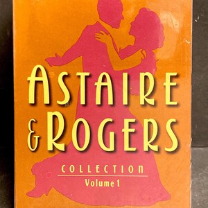 Vintage Astaire & Rogers 5 VHS Collection Vol 1 Fred Astaire And Ginger Rogers SEALED!