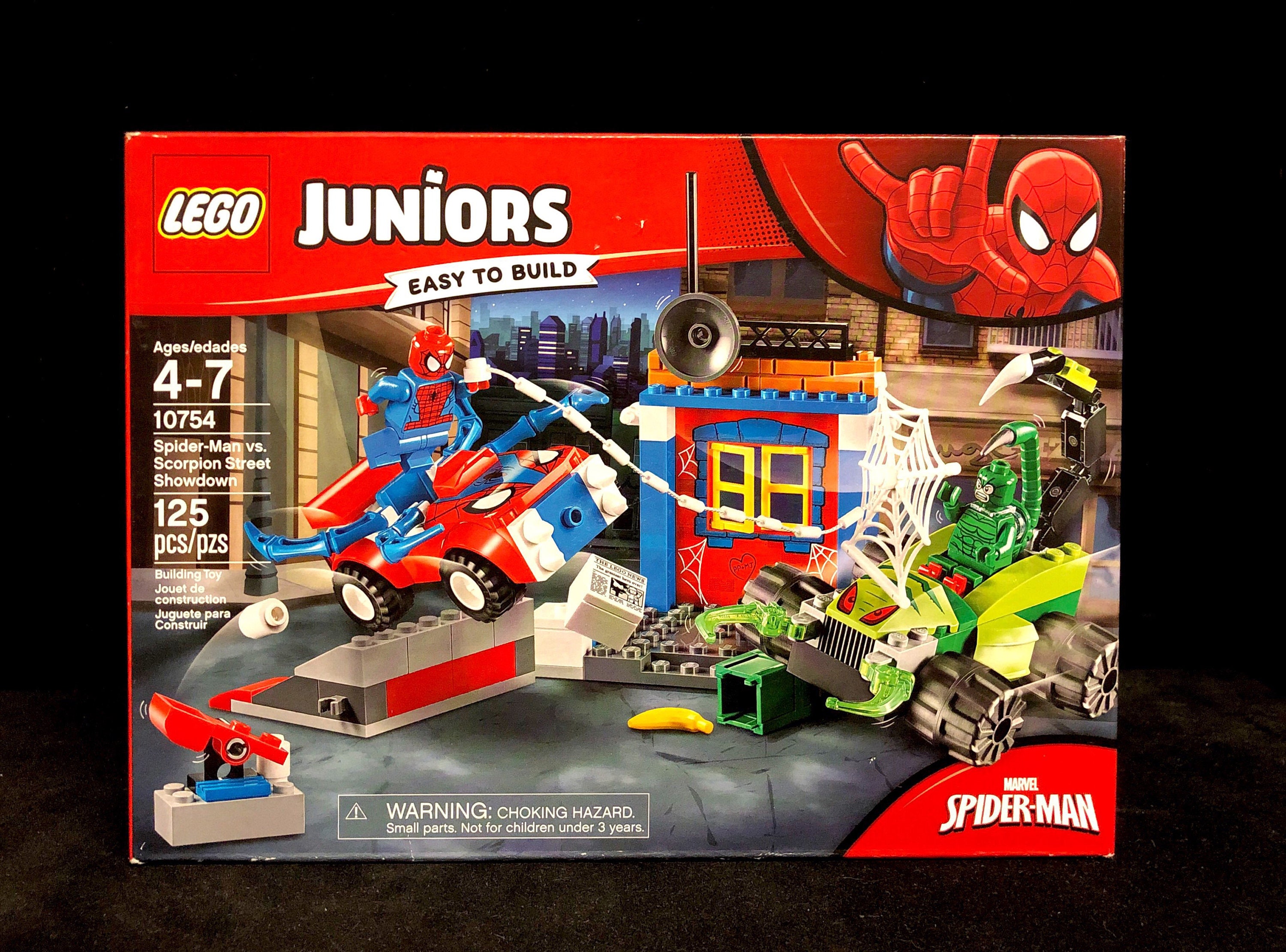 lektie Narabar det er nytteløst Lego Juniors Spiderman Vs. Scorpion Street Showdown Set 10754 - Etsy