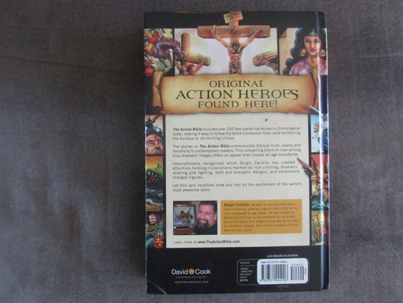 The Action Bible: God's Redemptive Story by Sergio Cariello, Hardcover