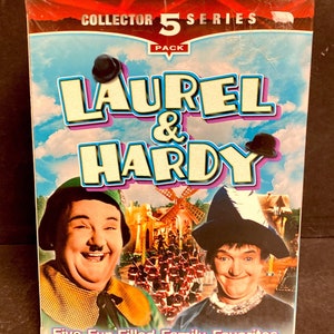 Vintage Rare VHS LAUREL & HARDY 5 Tape Collector Series 1999 Sealed!