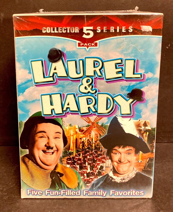 Vintage Rare VHS LAUREL & HARDY 5 Tape Collector Series 1999  
