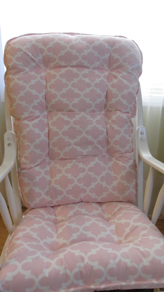 pink rocking chair cushions for nursery