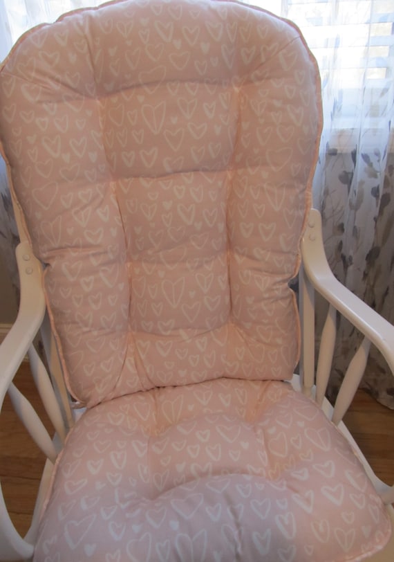 pink rocking chair cushions for nursery