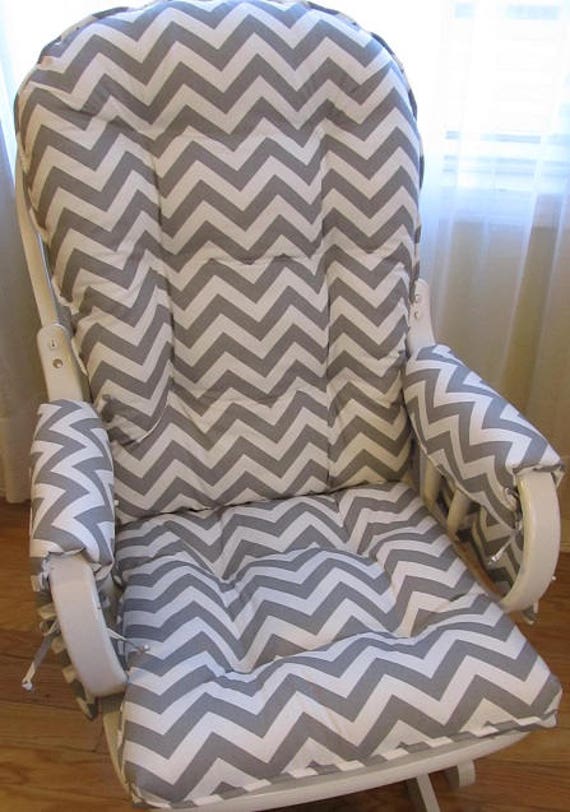 chevron glider chair