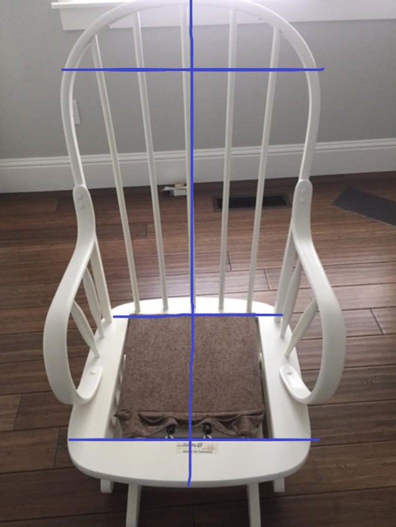 Glider or Rocking Chair Cushions Set in Black Dandelion Floral Etsy