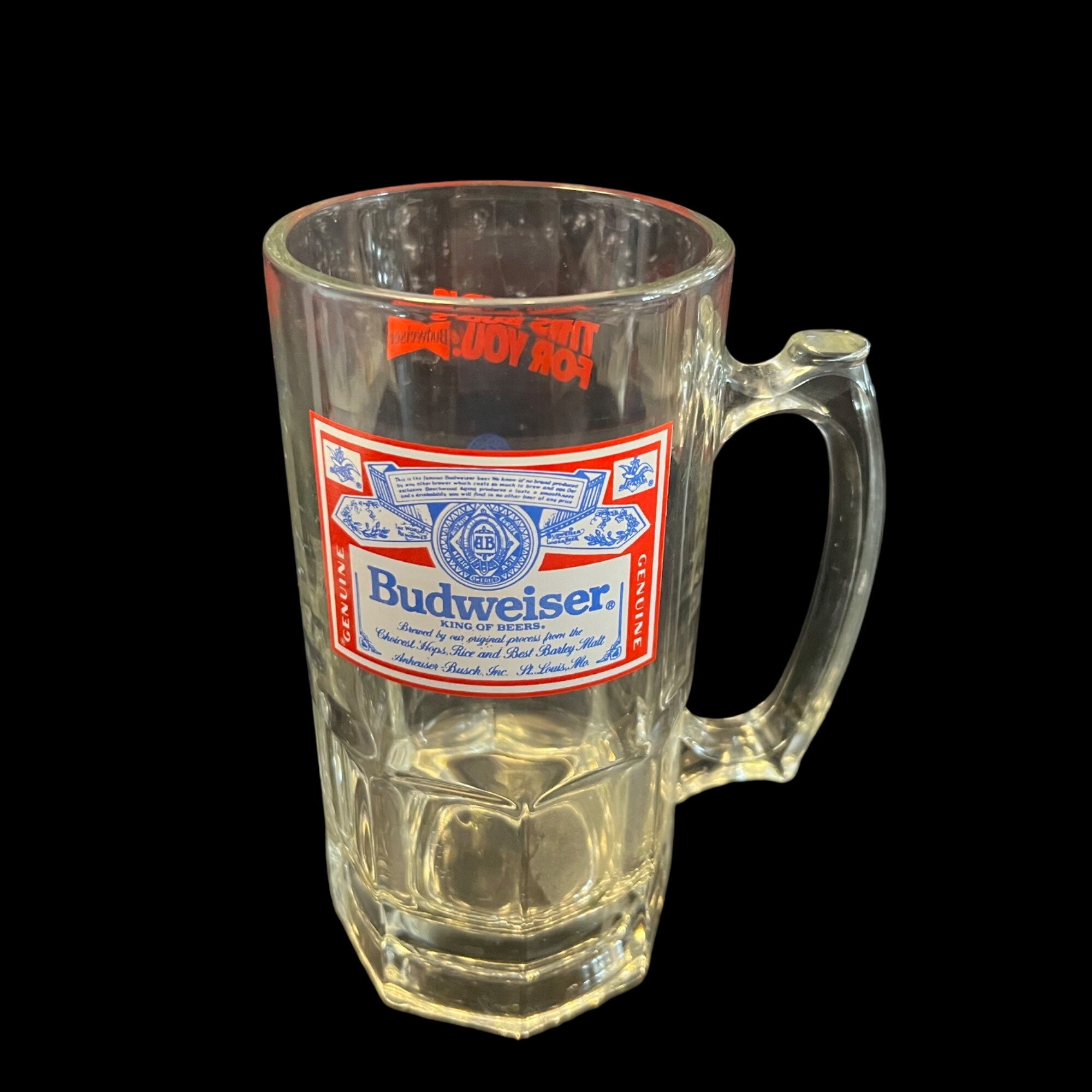 Budweiser beer glass - Etsy 日本