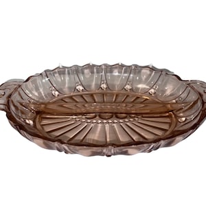 Vintage Anchor Hocking Oyster and Pearl Divided Relish Tray