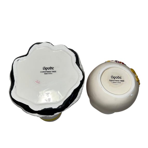 スポード spode クッキー ジャー クリスマスツリー スポード