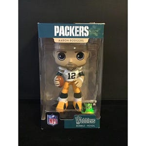 New Aaron Rodgers Green Bay Packers Funko Wobbler Bobblehead NFL