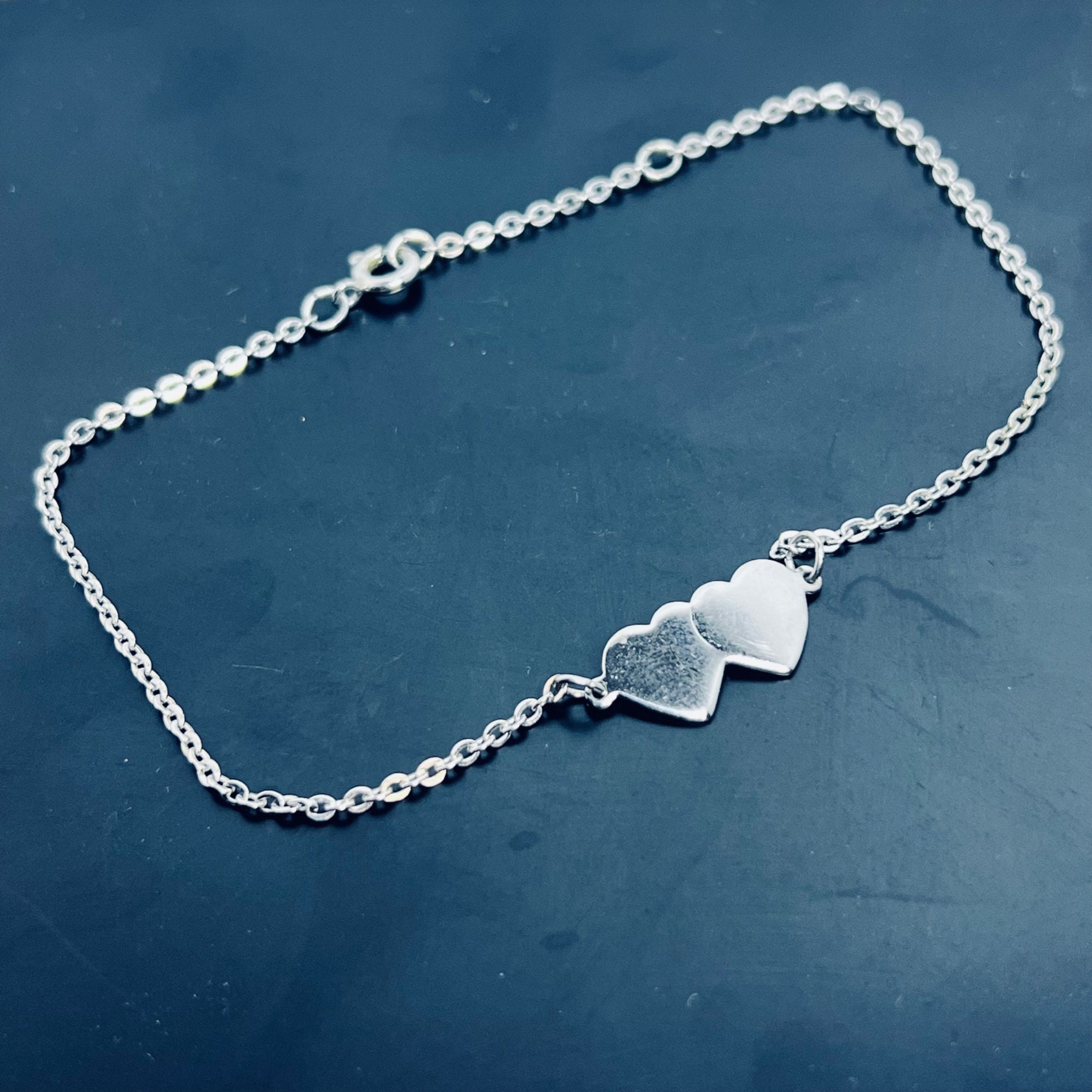 【希少】80sVintage Heart Onyx SilverBracelet il_fullxfull.4969773600_932w.jpg