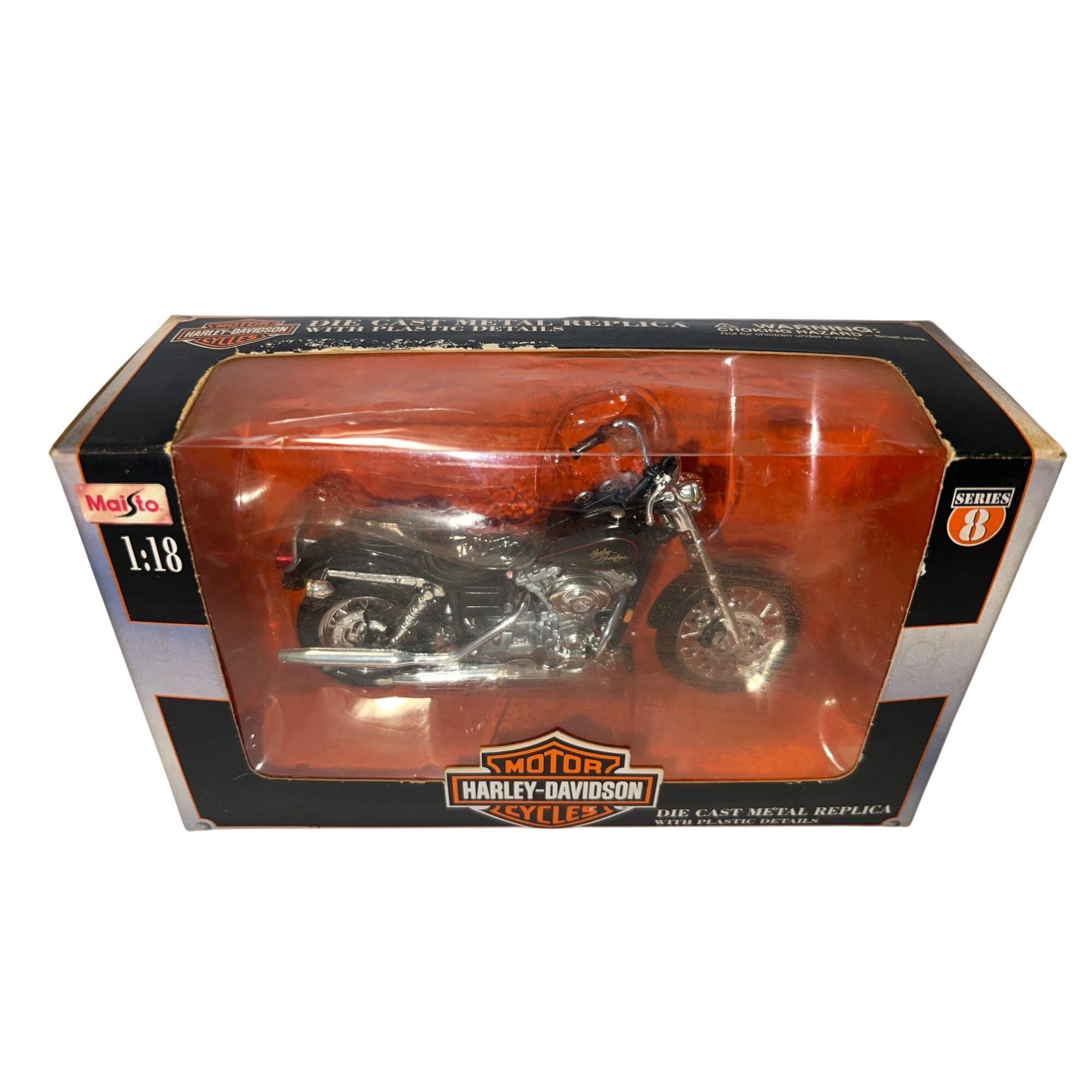 Maisto Die Cast Harley Davidson 1:18 Scale 2000 FXDL Dyna Low