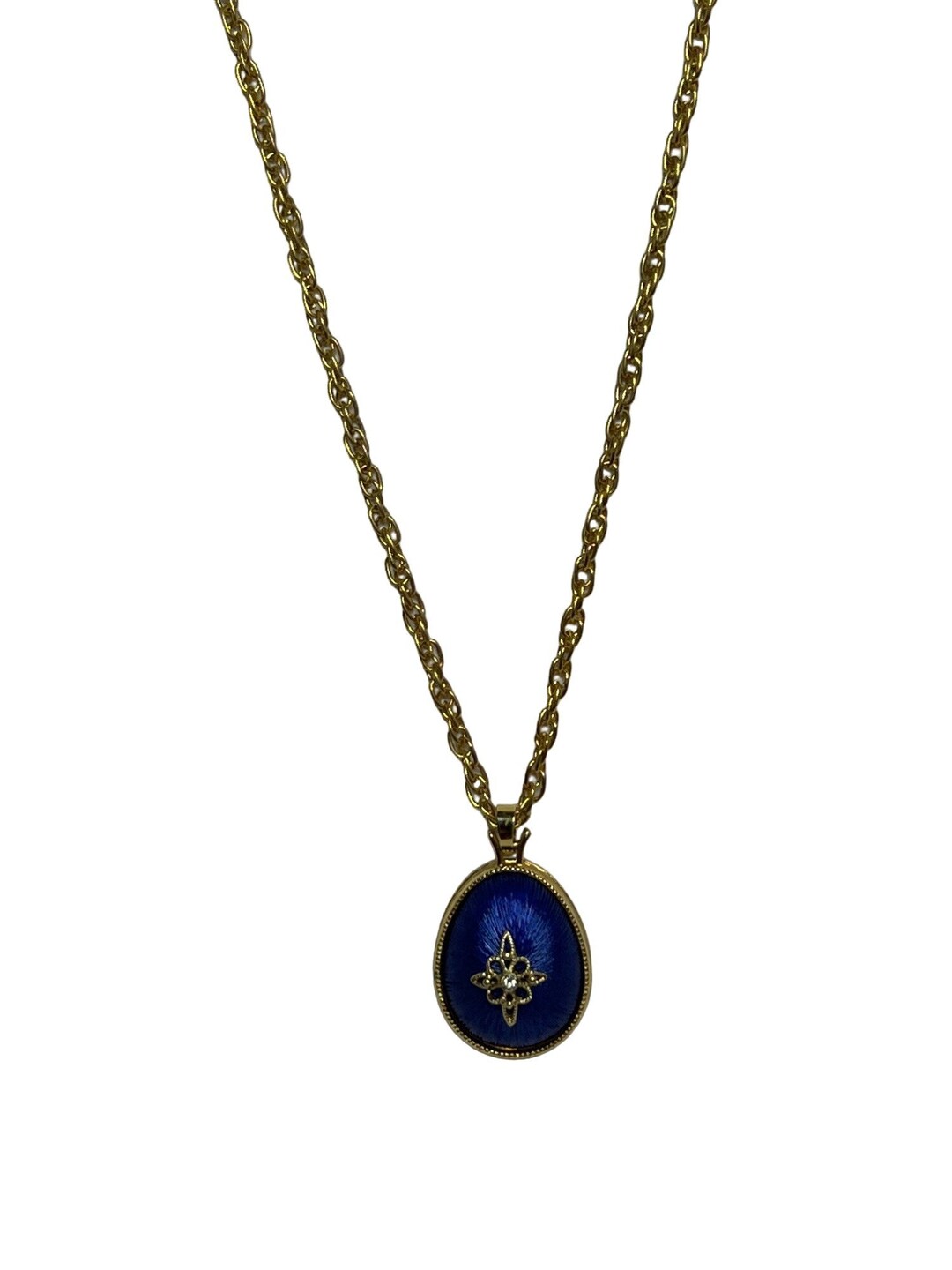 美品 iolom Enamel Necklace\"Dark Blue\" 美品 iolom Enamel Necklace