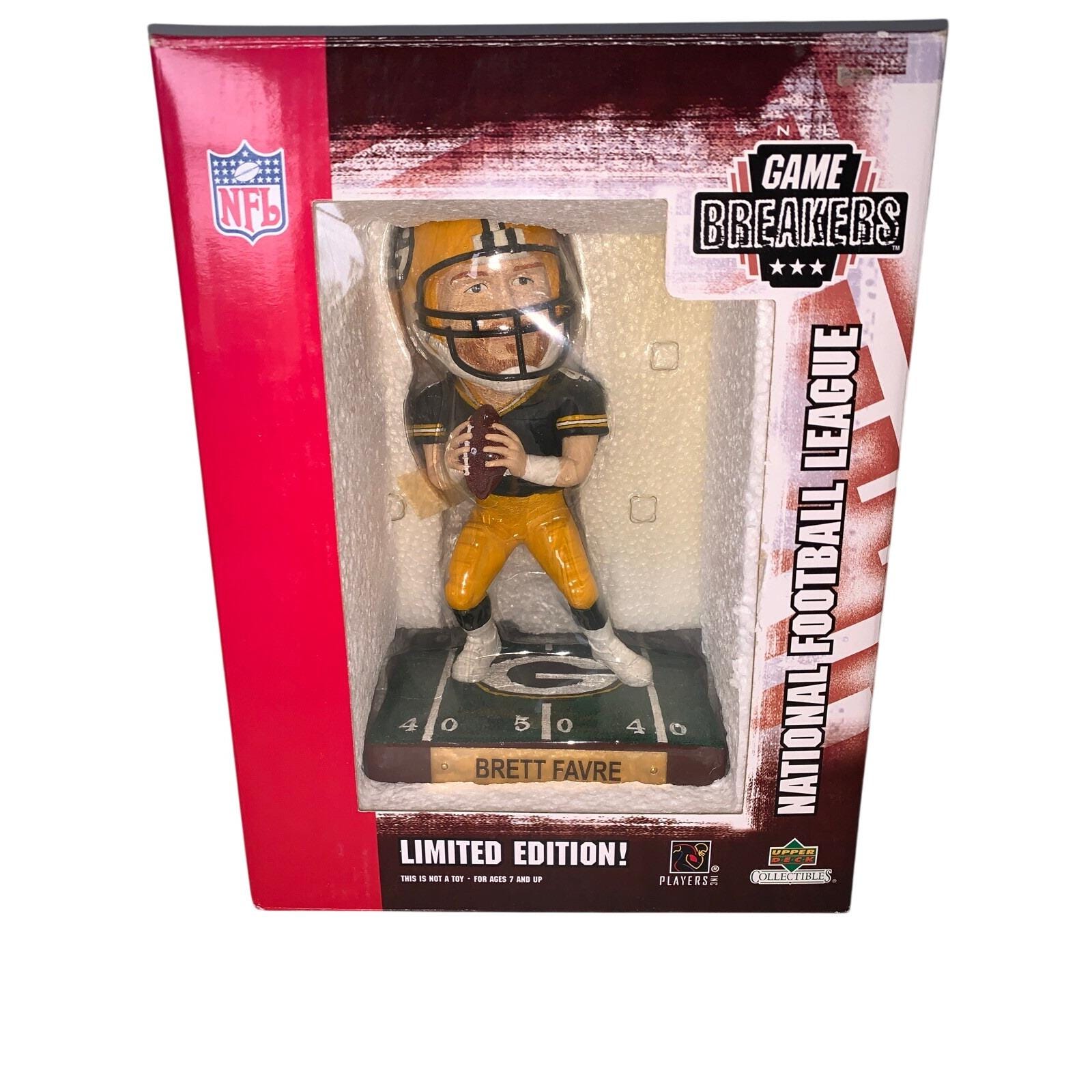 NFL Game Breaker Brett Favre Green Bay Packers Upper Deck NFL Game Breaker Brett Favre Green Bay Packers Upper Deck
