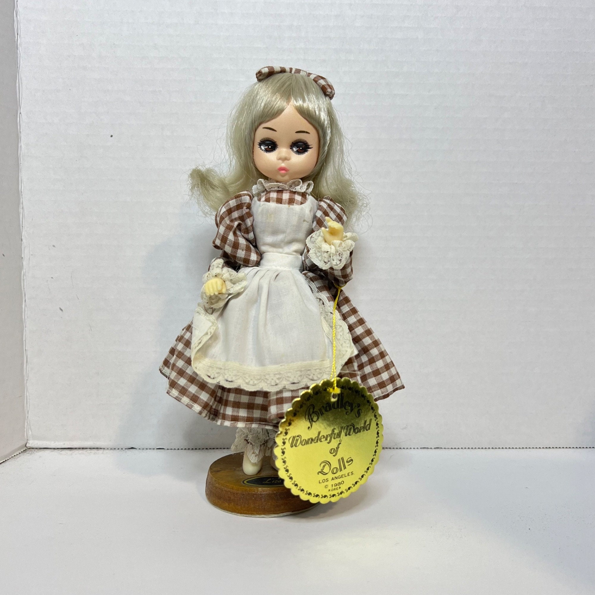 Vintage Bradley s Wonderful World of Dolls Liza 1980 With Original