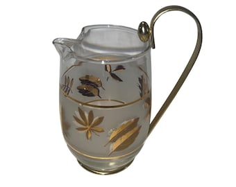 ヴィンテージ Libbey Glass Company ゴールデン フォリッジ ガラス
