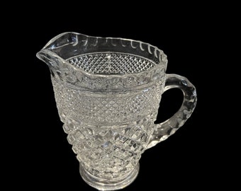 Pichet à pinte en verre transparent Wexford Anchor Hocking vintage