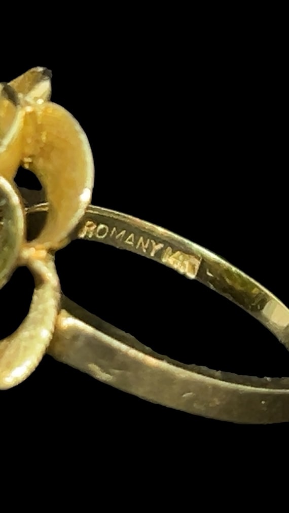 Romany 14k gold ring deals