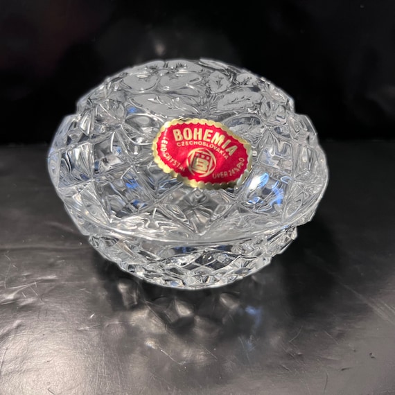 vintage bohemia lead crystal Gem