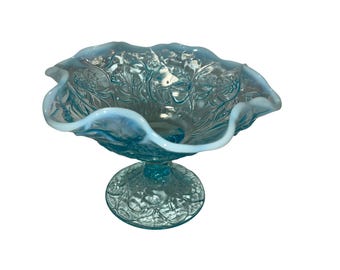 ヴィンテージ❤️希少 フェントンフラワーベース ブラックバスケット