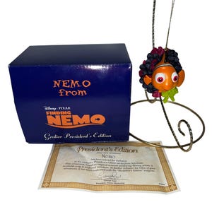 Disney Pixar Grolier Presidents Edition Finding Nemo - Nemo Ornament