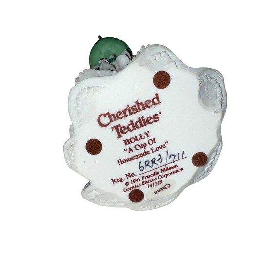 Enesco Cherished Teddies Holly A Cup of Homemade Love #141119 - Etsy