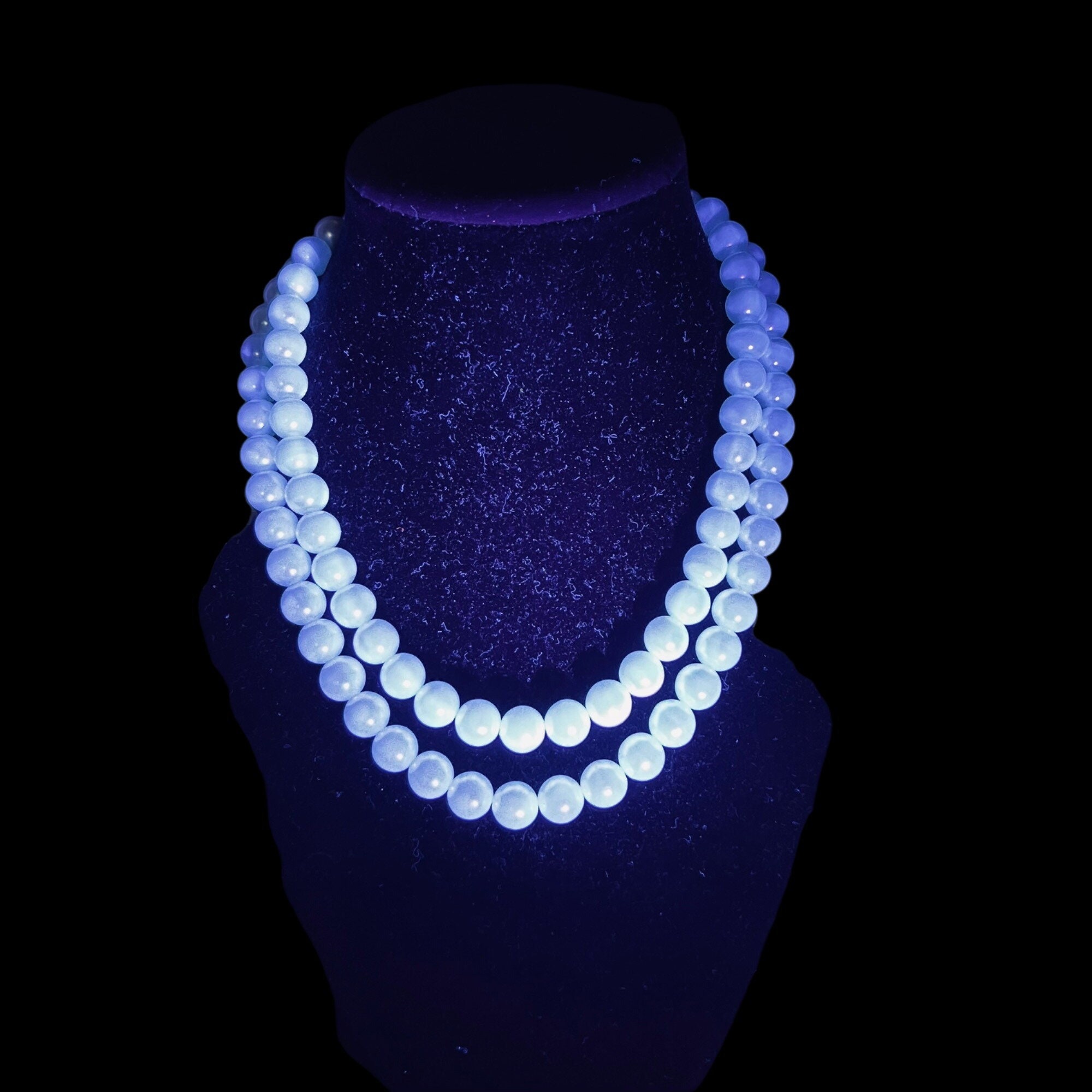 Collier long de 30 pouces AA + perles de riz baroques blanches, collier de perles blanches, NPN1-013 - France