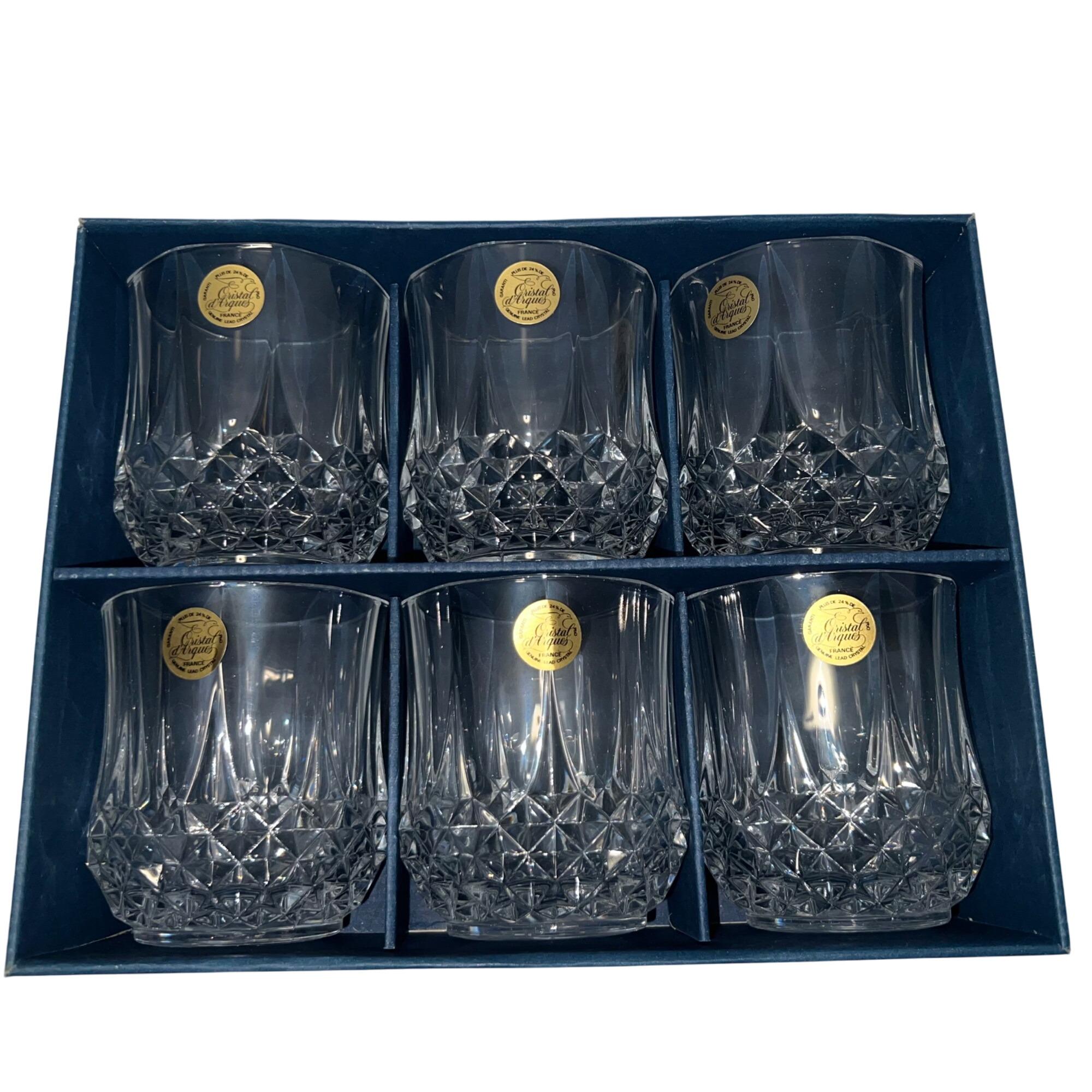 Cristal Darques Longchamp 24% Lead Crystal Double Old Fashioned