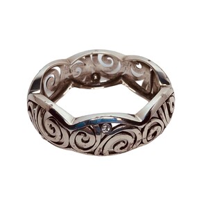 Brighton Open Cutwork Silver Tone Hinged Magnetic Bracelet