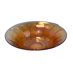 Vintage Imperial Glass Marigold Wide Panel Glass Bowl