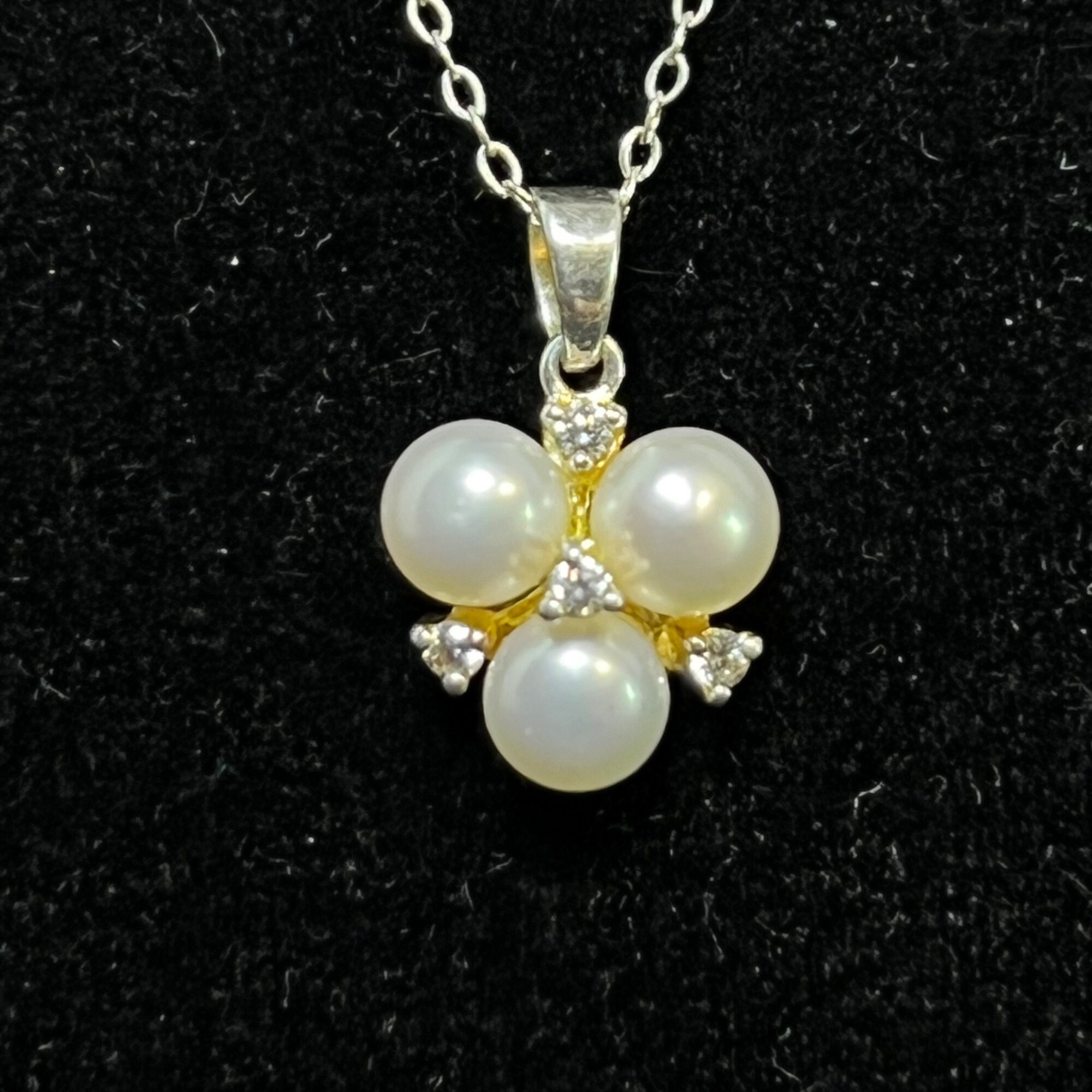 [韓国人気ジュエリー] nff two line gemstone pearl necklace Tahitian Pearl Necklace Hand Knotted - Etsy