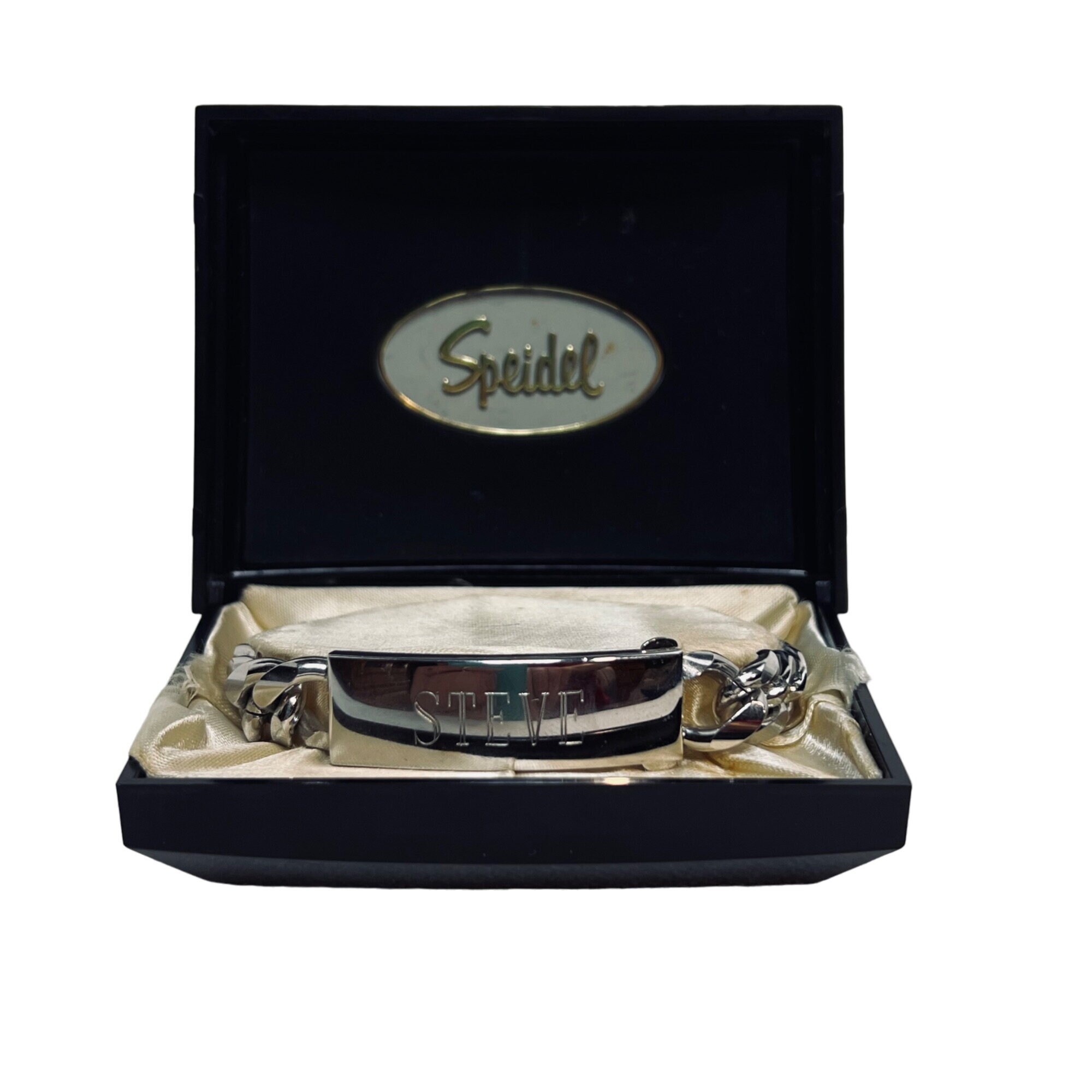 Speidel rhodium electroplated bracelet clearance