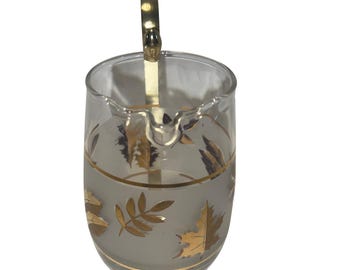 ヴィンテージ Libbey Glass Company ゴールデン フォリッジ ガラス