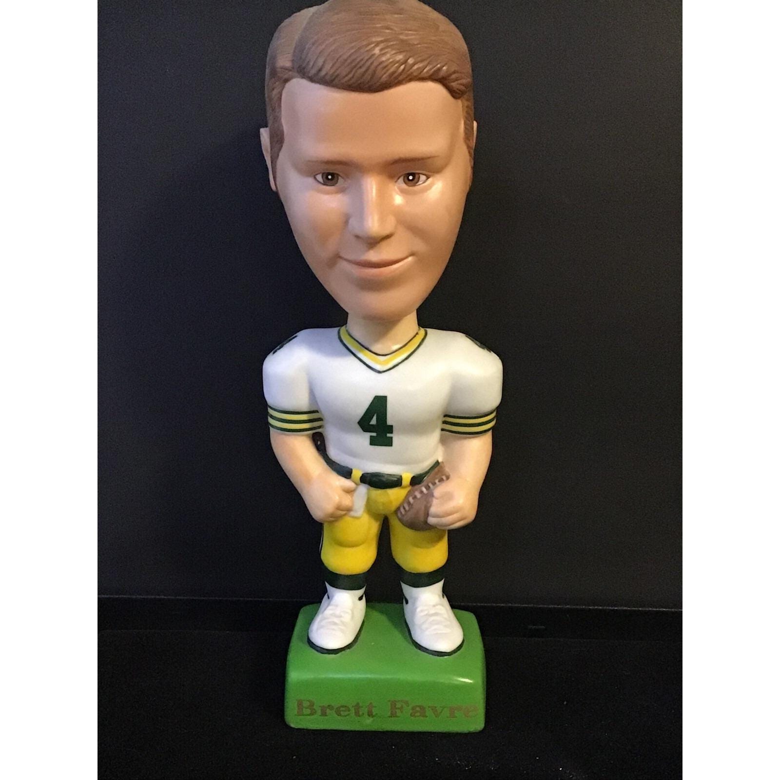 NFL Brett Favre Bobble Head Collectable Porcelain Doll 1996 - Etsy