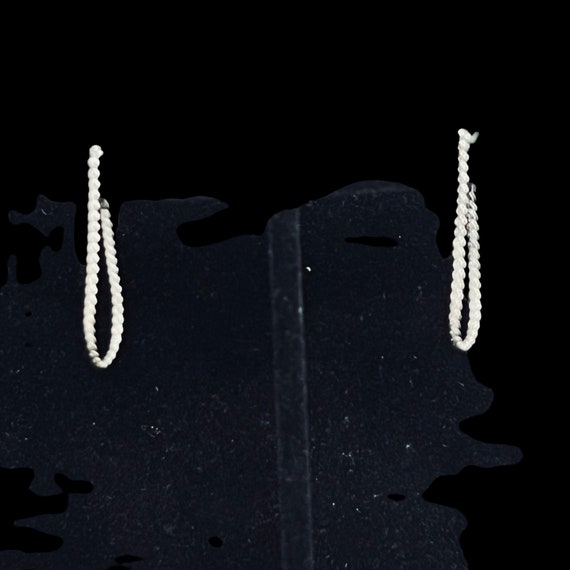 Lot of 6 Silver Tone Pierced Earrings (4654) - image 7