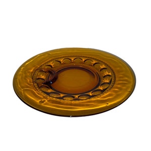 Vintage Colony Color Crown Amber Snack Plate